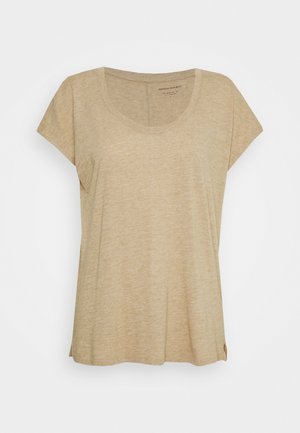 SCOOPNECK TEE - T-shirt basic - cool beige