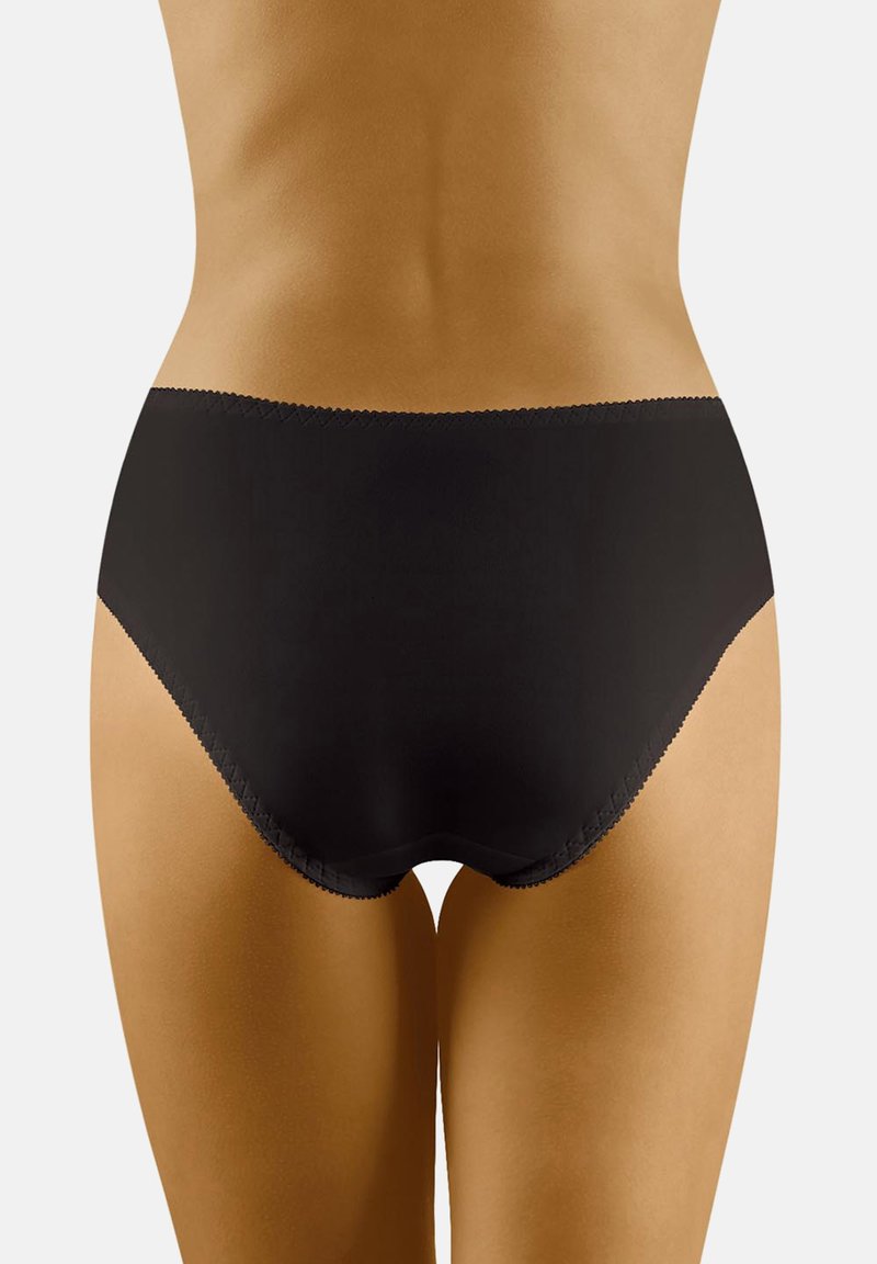 Wolbar Mutandine Invisibili Donna WB68 - Senza Cuciture, Taglio Laser, Ricamo Anteriore, Nero, Taglia S, Fatto In EU - 3