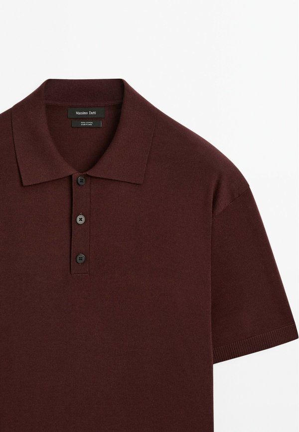 REGULAR FIT  - Polo shirt - bordeaux2
