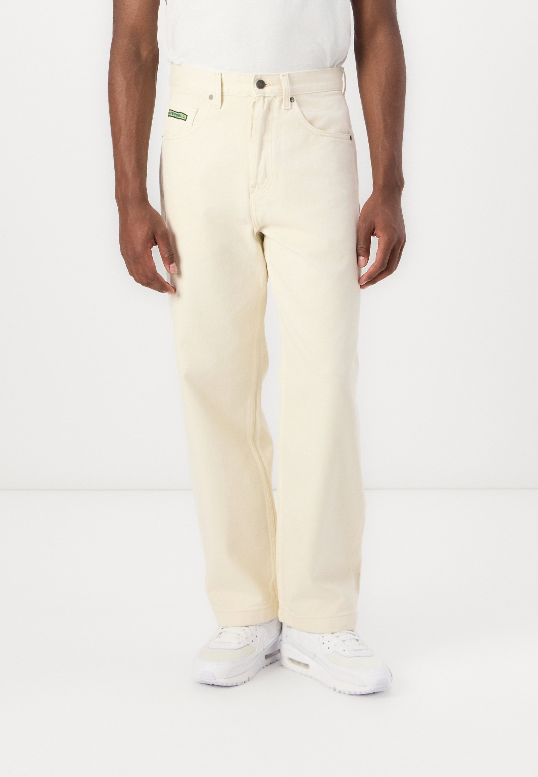 Jaded London PAINT COLOSSUS - Baggy Jeans - ecru/off-white