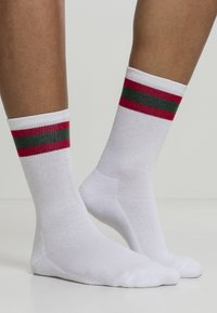 Urban Classics 2 PACK - Zoknik - white/firered/green