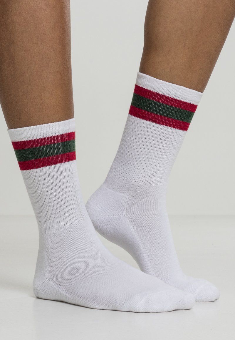 Urban Classics 2 PACK - Zoknik - white/firered/green