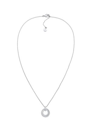 DOUBLE CIRCLE SPARKLING - Halskæder - silberfarben