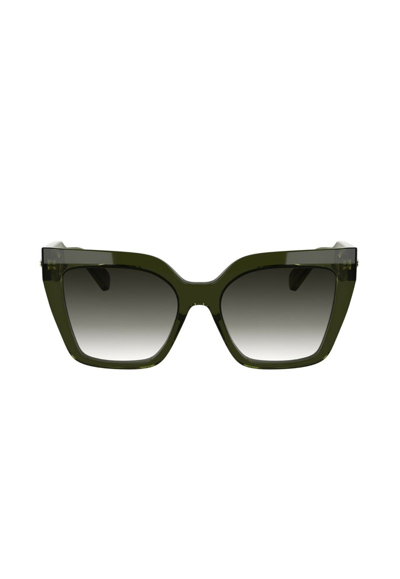 Longchamp Oversized Green Square Sunglasses Longchamp Green Geometric Ladies Sunglasses LO794S 303 52  main image 2