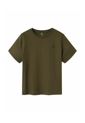 REGULAR FIT - T-shirt basic - olive night