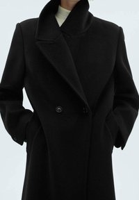 Mango Cappotto classico - black