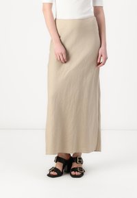 Samsøe Samsøe SAAGNETA LONG SKIRT - Gonna lunga - white pepper