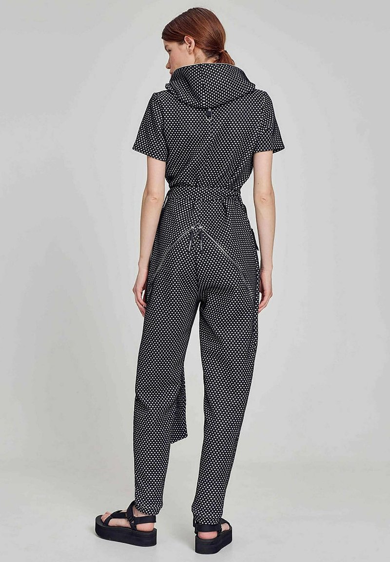 Damen Kleider | MONOSUIT DESIGNER Jumpsuit weiß schwarz/weiß - KY79807 Damen Kleider | MONOSUIT DESIGNER Jumpsuit weiß schwarz/weiß - KY79807