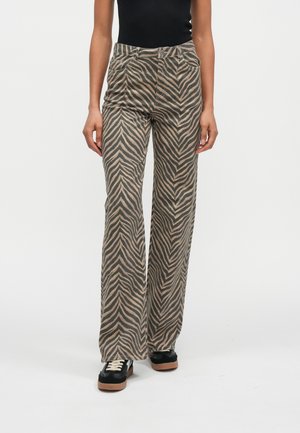 VMTESSA  - Široke hlačnice - silver mink