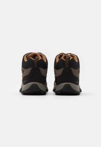Columbia Redmond 3 Mid Waterproof (waterbestendig) enkelhoge Wandelschoenen voor Dames, Grijs (Steam/Red Coral), 40 EU