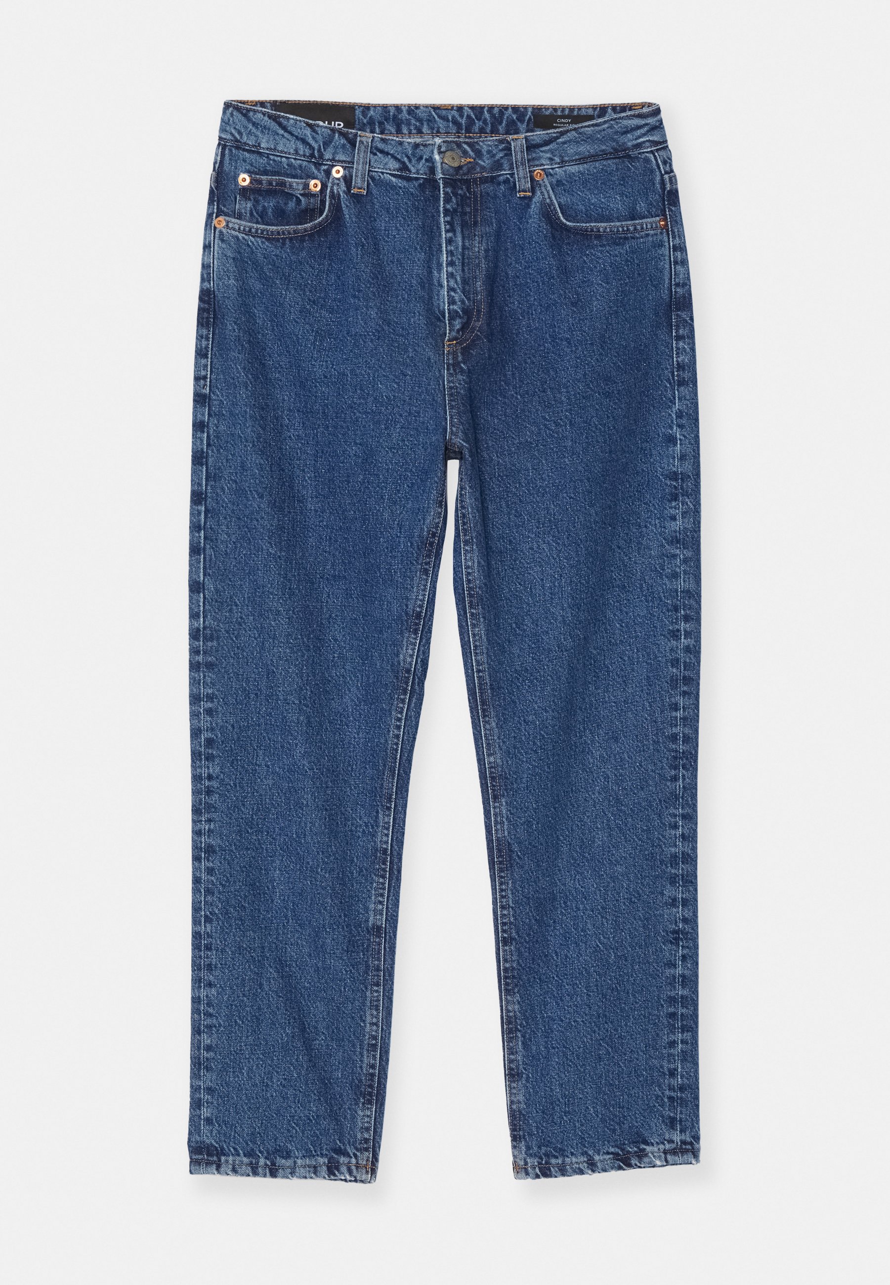 デニム・ジーパン DONDUP CINDY - Regular stretch denim jeans Dondup Cindy Regular Stretch Jeans - Denim | Garmentory