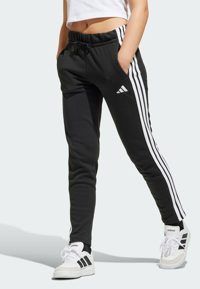 adidas ESSENTIALS - Tracksuit bottoms - black white