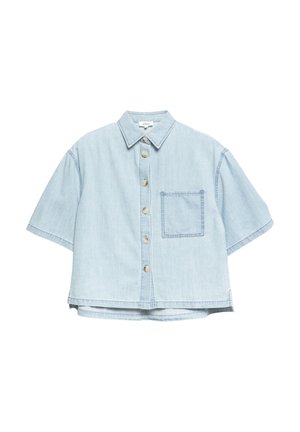 s.Oliver, BLUSE - Hemdbluse - blau