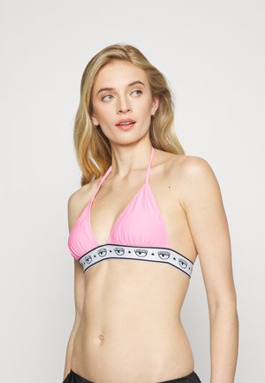 SWIM ICONIC LOGOMANIA TRIANGOLO - Bikini top - rosa