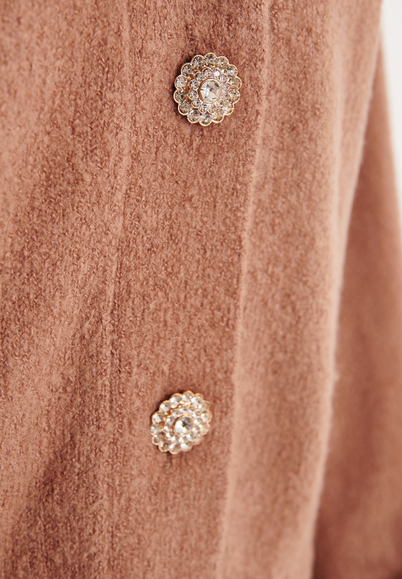 Damen Strickjacken | Threadbare THREADBARE BREANNA JEWEL BUTTON Strickjacke brown/braun - RD69233 Damen Strickjacken | Threadbare THREADBARE BREANNA JEWEL BUTTON Strickjacke brown/braun - RD69233