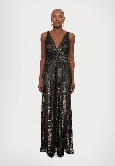 Halston ESRA STRIPED - Galajurk - black