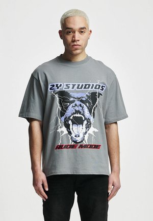 ROTTWEILER - Print T-shirt - washed grey