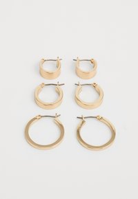 HOOP TRIO 3 PACK - Earrings - gold-coloured