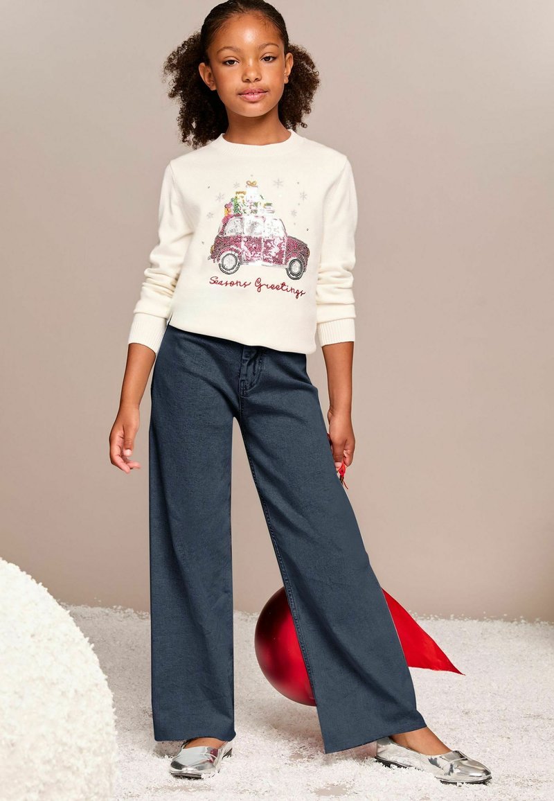 Lipsy CHRISTMAS REGULAR FIT Jumper white Zalando