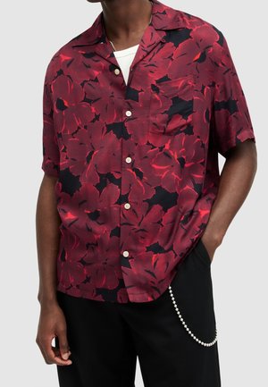 Hemd - mottled dark red