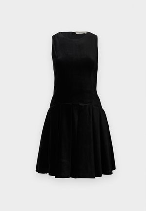 ADLEY WAIST FLARE MINI - Denní šaty - black