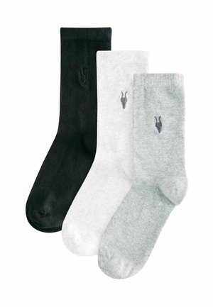 3 PACK - Zoknik - grey black