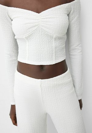 Langarmshirt - white