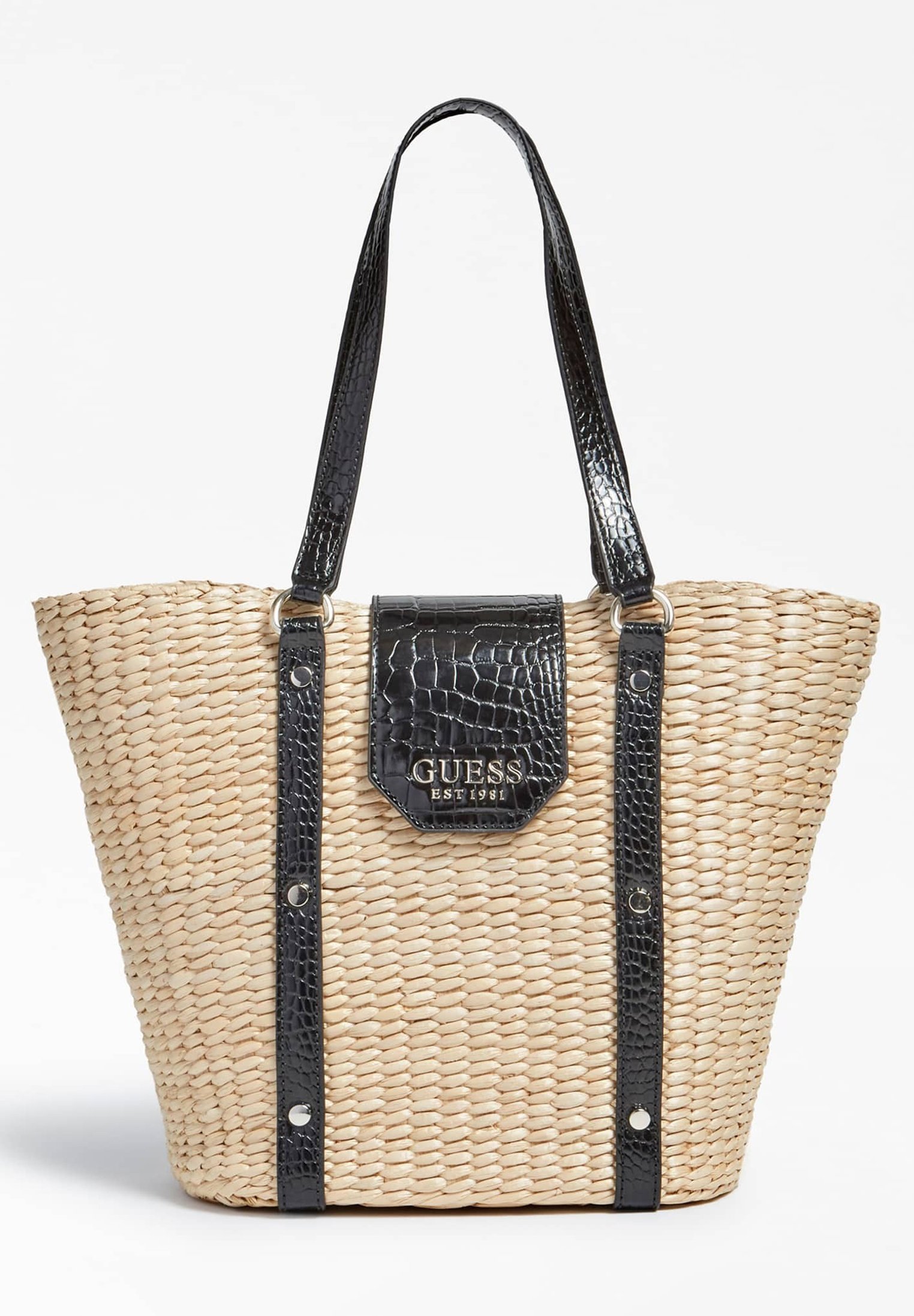 Guess in paglia - Shopping bag - schwarz/nero - Zalando.it