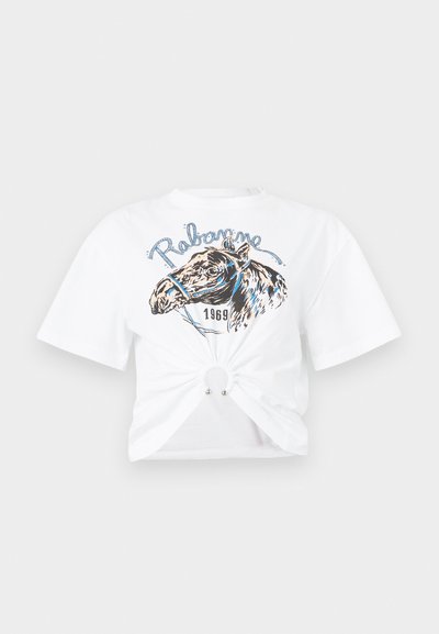 Rabanne Print T-shirt - white