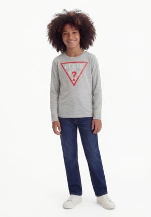 Guess JUNIOR CORE - Tops ar garām piedurknēm - light heather grey