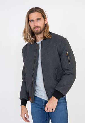Bombers TRACK - Bomberjacke - grey