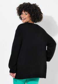 Angel of Style CUT WITH BALLOON SLEEVES - Cardigan - black