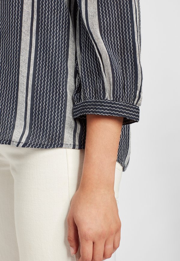 FRLASTRIPE - Tunic - dark peacoat mix2