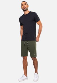 Threadbare OTTOMAN - Teplákové kalhoty - dark khaki
