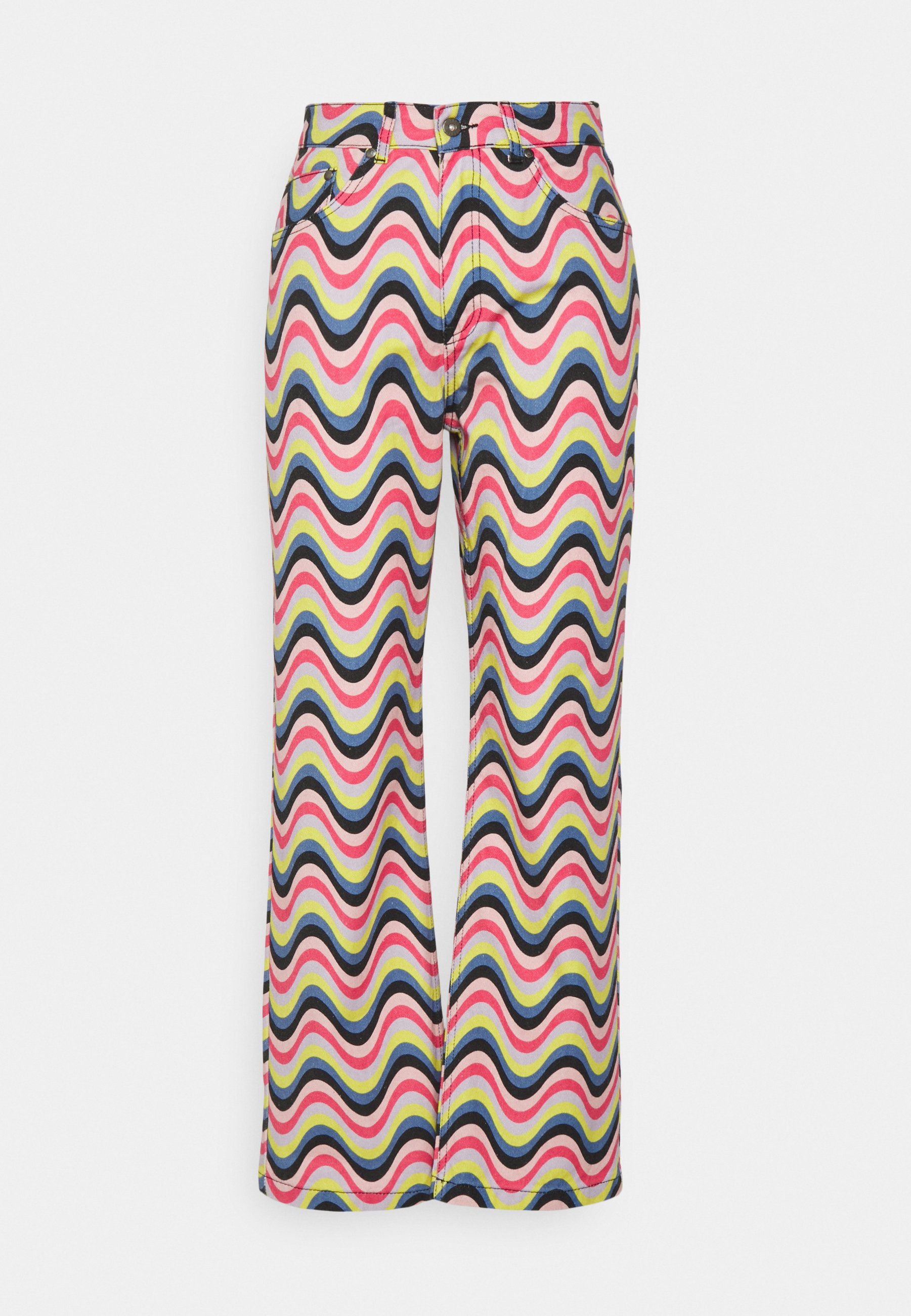 Relaxed fit jeans multicoloured