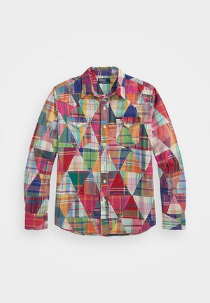 Polo Ralph Lauren PATCHWORK MADRAS LONG SLEEVE SPORT SHIRT - Button down-skjorte - multi-coloured