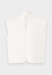 SALOIRE DIAMOND QUILTED  - Brezrokavnik - white gardenia