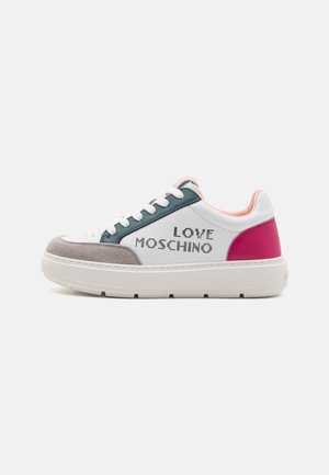 Love Moschino Sneakers basse - bianco/nuvola/smeraldo/magenta