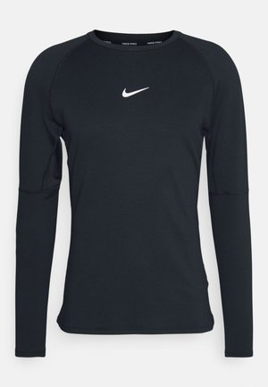 Nike Performance WARM CREW - Bluzka z długim rękawem - black/white