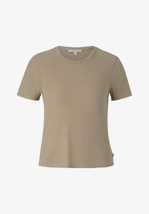 TOM TAILOR DENIM TEE - T-shirt imprimé - dune beige