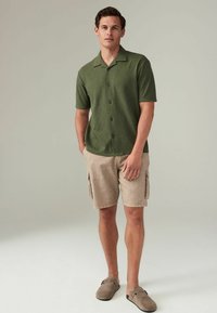 Next TEXTURED SHORT SLEEVE - Majica - green