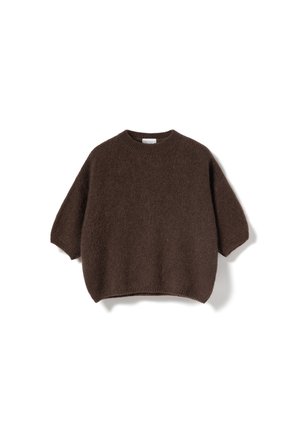 Noella MIMI - Tricou basic - dark brown