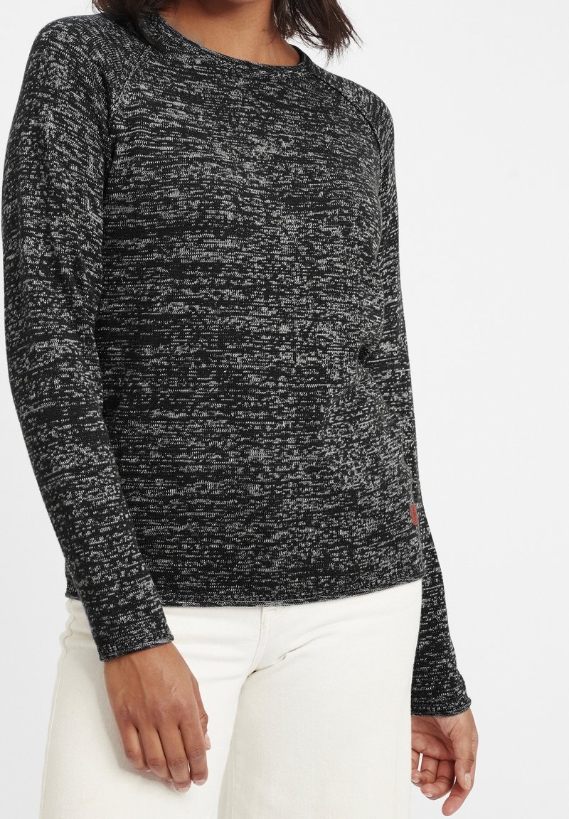 Oxmo Stickad tröja - black