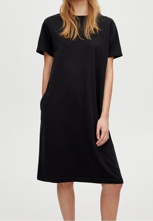 PULL&BEAR Vestito di maglina - black