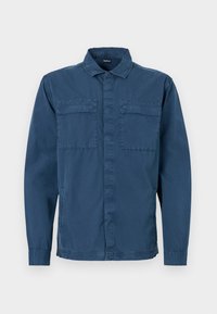 CASTLEBAY GARMENT DYED OVERSHIRT - Chemise - dark denim