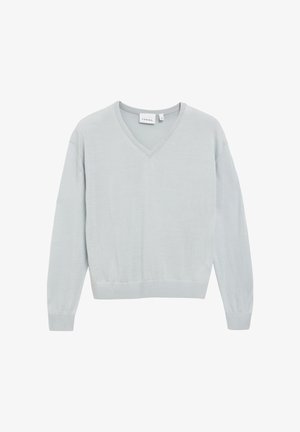 comma, STRICKPULLOVER - Strickpullover - hellgrau