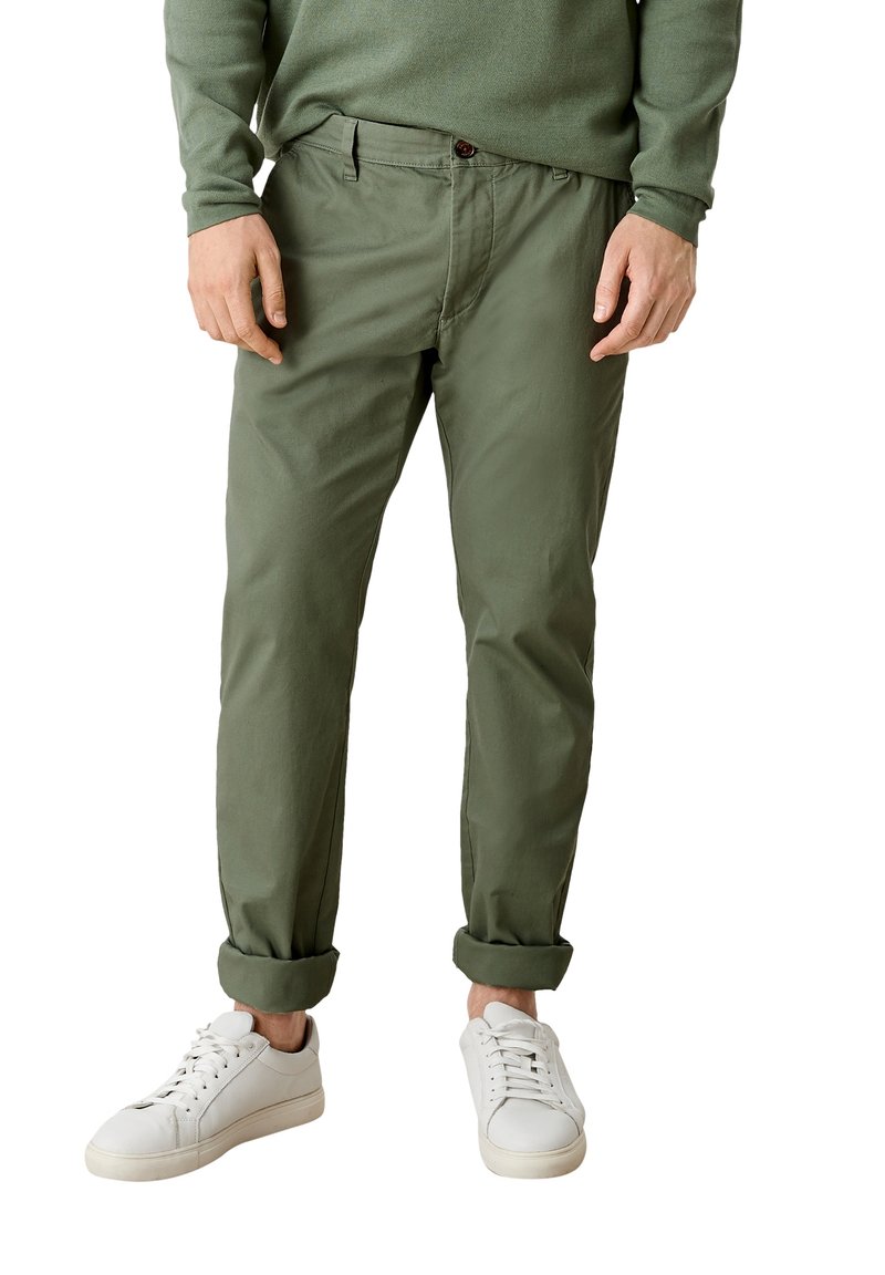 Herren Chinos | s.Oliver Chino army green/dunkelgrün - RC68259 Herren Chinos | s.Oliver Chino army green/dunkelgrün - RC68259