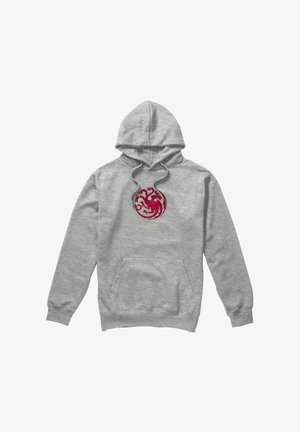 Cotton Soul, GAME OF THRONES TARGARYEN BURST SIGIL - Hoodie - mottled light grey