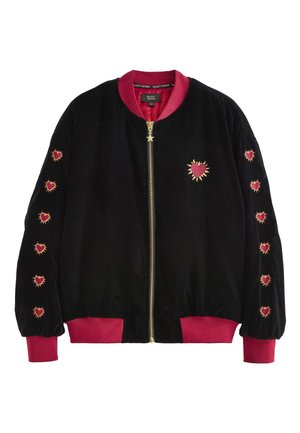 Rockett St George EMBROIDERED - Bomberjacke - black