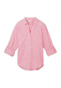 WITH SLUB STRUCTURE - Camicia - carmine pink